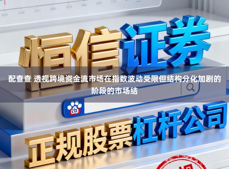 配查查 透视跨境资金流市场在指数波动受限但结构分化加剧的阶段的市场结