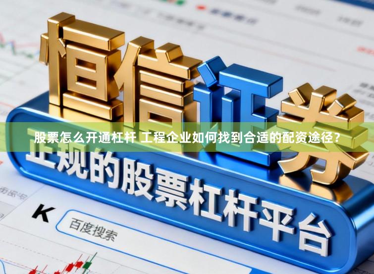 股票怎么开通杠杆 工程企业如何找到合适的配资途径？